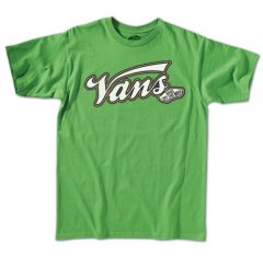 Mens Vans Scrawl Tee Light Grass