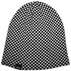Mini Chk Reverse Beanie - Black/White