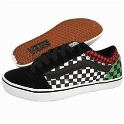 vans No Skool 2 Skate Shoes - Check/Black/White