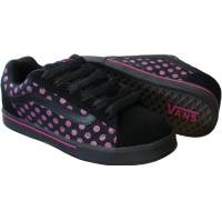 NO SKOOL WOMENS SHOES BLACK/RED POLKA