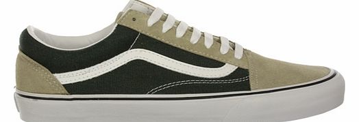 Vans Old Skool Forest/Aluminium Canvas Trainers