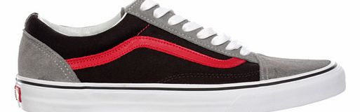 Vans Old Skool Grey/Black Canvas Trainers