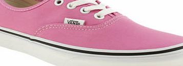 Vans Pale Pink Authentic Viiii Trainers