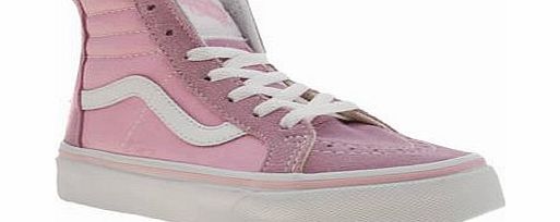 pale pink sk8-hi zip girls junior 8603623370