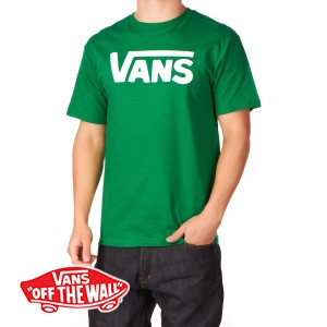 Vans T-Shirts - Vans Classic T-Shirt - Kelly/White