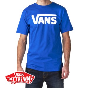 Vans T-Shirts - Vans Classic T-Shirt - Royal/White
