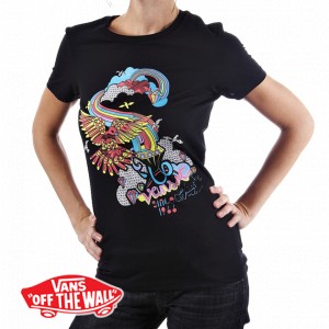 Vans T-Shirts - Vans Diamond Bird T-Shirt - Onyx
