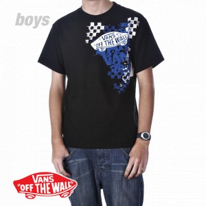 Vans T-Shirts - Vans OTW Chex Boys T-Shirt - Black