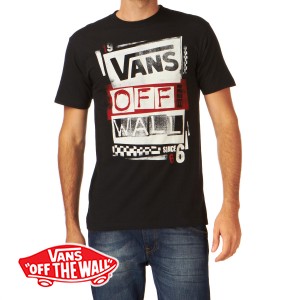 T-Shirts - Vans Stenciled T-Shirt - Black