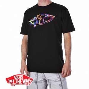 Vans T-Shirts - Vans Sticker Mash T-Shirt - Black