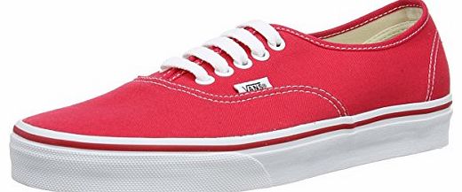 Vans Unisex-Adult Authentic Trainers Red 11 UK