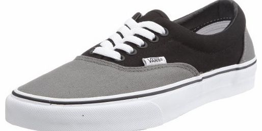 Vans Unisex-Adult Era Canvas Trainers Pewter/Black 6 UK