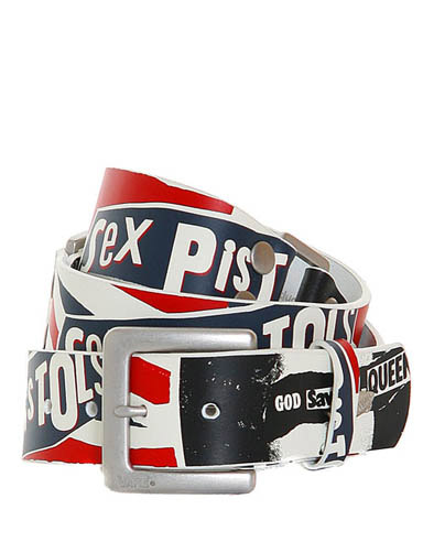 Vans X Sex pistols Bonded leather belt