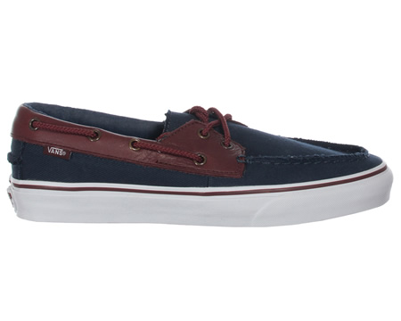 Zapato Del Barco Navy/Brown Canvas Trainers
