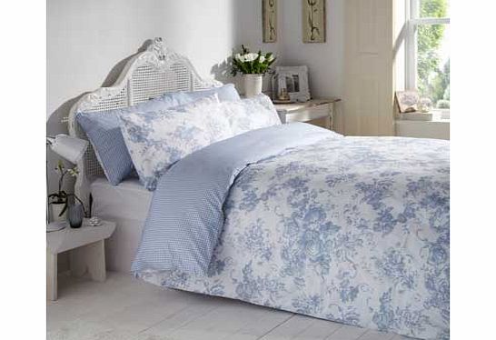 Vantona Antoinette Blue Duvet Cover Set - Single