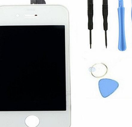 The Best and High Quality Replacement LCD Display + Touch Screen Digitizer Assembly For iPhone 4S AT&T ,White