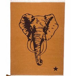 Gypsy Elephant Rug - Brown `One size