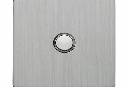 Varilight 1 Gang V-Pro Dimmer, Satin Steel