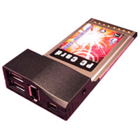 2 Port USB2 &amp; 2 Port 1394A Firewire (1x 6 Pin &amp; 1x 4 Pin) PCMCIA CB-005