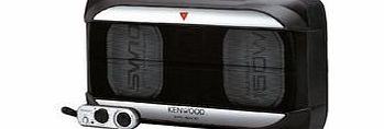 KENWOOD KSC-SW10 Amplified Car Subwoofer + Tube Grill for 12-inch subwoofer (30cm) In-car subwoofer In-car entertainment AUDIO bundle combo