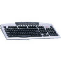 Various MD Multimedia Keyboard Silver/black PS2