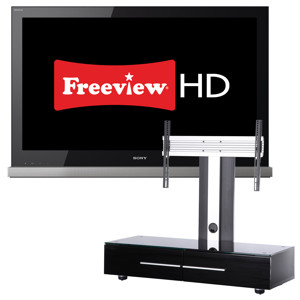 various Sony KDL-40NX703U TV with Alphason Swivel TV Stand