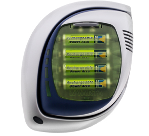 VARTA Power Play Battery Charger for AA, AAA and