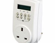 VASI4KO - 7 Day Digital Timer 12/24 hour switchable mode for switching appliances and lights- VASI4KO