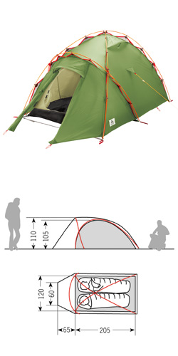 POWER ODYSSEE TENT - GREEN