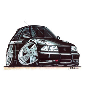 vauxhall Astra GSI Mk 3 - Black Kids T-shirt