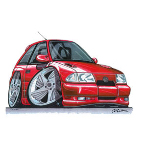 vauxhall Astra GSI Mk3 - Red Kids T-shirt