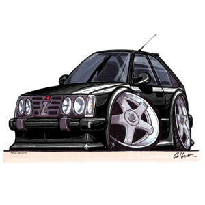 vauxhall Astra Mk 1 - Black T-shirt