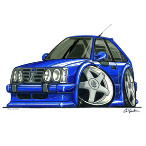 vauxhall Astra Mk 1 - Blue Kids T-shirt