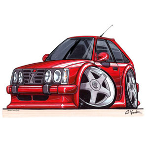 vauxhall Astra Mk1 - Red T-shirt