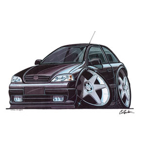 vauxhall Astra Mk4 Sport - Black Kids T-shirt