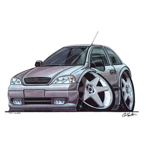 vauxhall Astra Mk4 Sport - Silver T-shirt