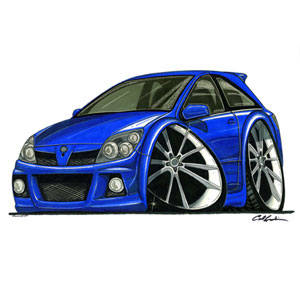 vauxhall Astra VXR - Blue T-shirt