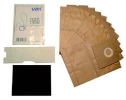 Vax PAPER BAGS VS02 GEN X 10. PN# 1112478300