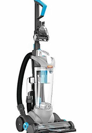 Vax U86-PM-P Performance Floor-2-Floor Pet Bagless Upright Vacuum Cleaner, 3.5 L, Silver with Blue
