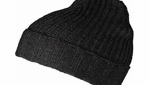 VB Hat - beanie - sportive, elegant - ribbed knit,anthracite