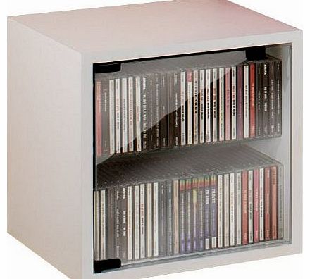 VCM Quattro CD / DVD Rack White