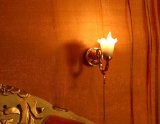 beautiful wall lamp for dolls houses one armed victorian style 1:12
