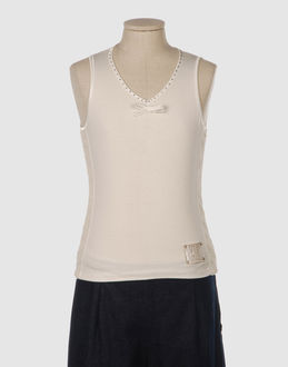 VDP CLUB TOP WEAR Sleeveless t-shirts GIRLS on YOOX.COM