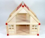 complet dolls house FREDA from wood 40x25x38cm