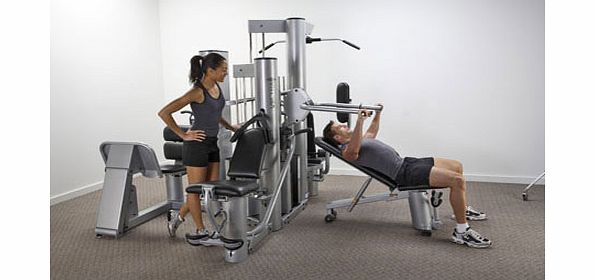 Vectra VX48 Multi Gym (Silver Frame/Black Upholstery)