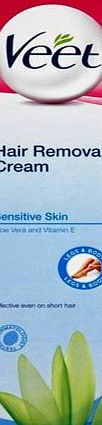 Veet Hair Removal Cream for Sensitive Skin, 200 ml
