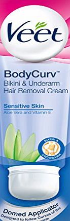 Veet Hair Removal Cream Sensitive Skin Bikini and Underarm - 100 ml
