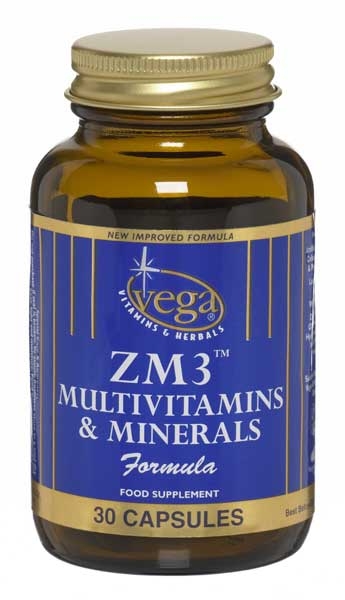 Vega ZM3 Multivitamin and Minerals x30 V-Caps