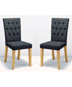 vegas Pair of Grey Chairs