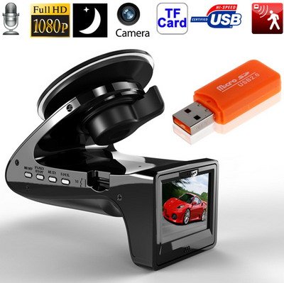 SH818 Black, 2.0 inch HD 1080P Car Driving Recorder DVR with E-dog Radar Detector G-sensor Car Black Box Camera Radar Detection Edog, Language: Russian